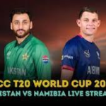 Watch Pakistan VS Namibia Live Match