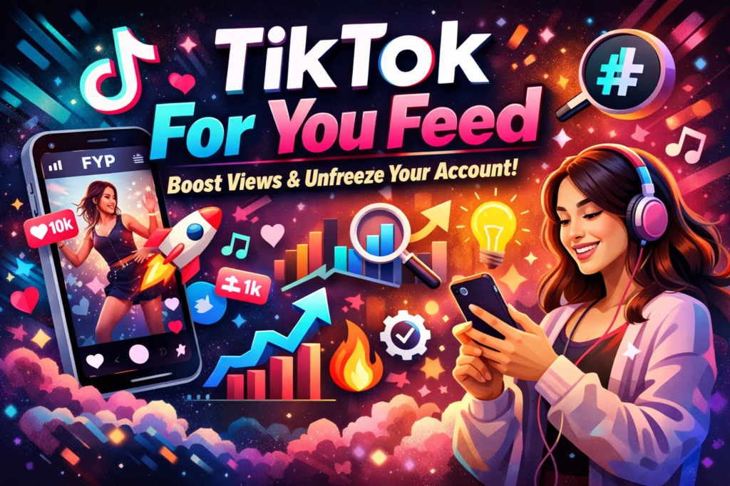 TikTok “For You” Feed: The App You Must Use to Boost Views & Unfreeze Your Account