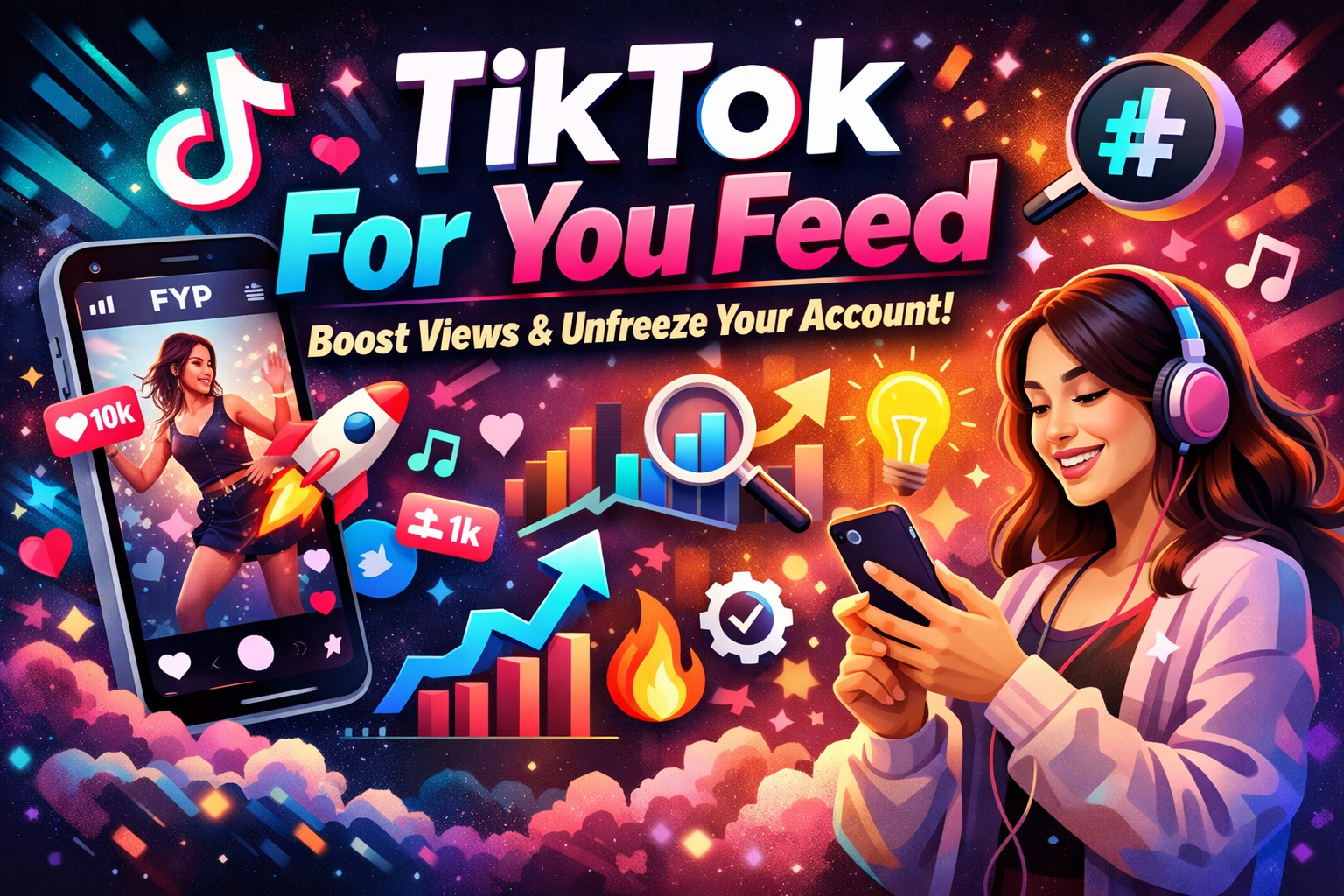 TikTok “For You” Feed: The App You Must Use to Boost Views & Unfreeze Your Account