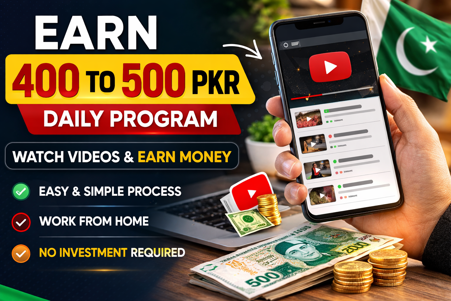 400–500 PKR Daily Program: A New Online Micro-Earning Model in Pakistan