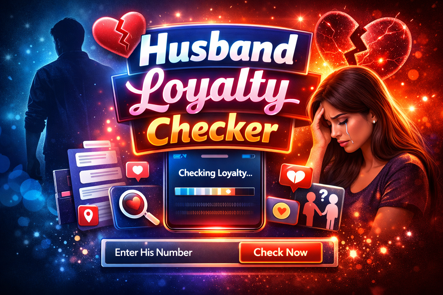 💔 Husband Loyalty Number Checker – Check If He Is Loyal or Cheating